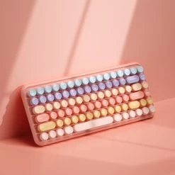 Kawaii Pink Aesthetic Wireless Keyboard And Mouse Set -Kawaii Fashion Shop Kawaii Pink Aesthetic Wireless Keyboard And Mouse Set 6