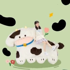 Kawaii Plush Cow Crossbody Bag 11 Kawaii Plush Cow Crossbody Bag -Kawaii Fashion Shop Kawaii Plush Cow Crossbody Bag 5