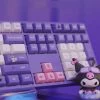 Kawaii Purple Kuromi Mechanical Keycaps Set -Kawaii Fashion Shop Kawaii Purple Kuromi Mechanical Keycaps Set 3