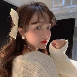 Kawaii Ribbon Hair Clips -Kawaii Fashion Shop Kawaii Ribbon Hair Clips 5