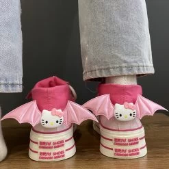 Kawaii Rose Red High-top Canvas Shoes -Kawaii Fashion Shop Kawaii Rose Red High top Canvas Shoes 9