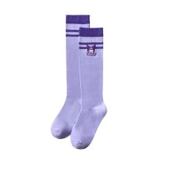 Kawaii Sanrio Kuromi Mid-Tube Stockings -Kawaii Fashion Shop Kawaii Sanrio Kuromi Mid Tube Stockings 2