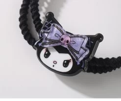 Kawaii Sanrio Kuromi Ribbon Headband -Kawaii Fashion Shop Kawaii Sanrio Kuromi Ribbon Headband 2