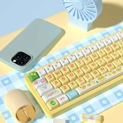 Kawaii Sea Salt Lemon Cheese Theme Keycaps -Kawaii Fashion Shop Kawaii Sea Salt Lemon Cheese Theme Keycaps 8