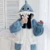 Kawaii Shark Plush Hoodie -Kawaii Fashion Shop Kawaii Shark Plush Hoodie 2