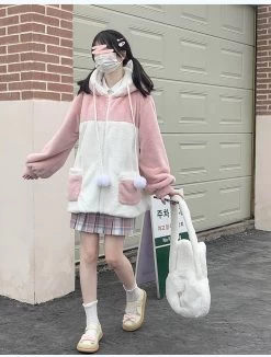 Kawaii Shark Plush Hoodie 15 Kawaii Shark Plush Hoodie -Kawaii Fashion Shop Kawaii Shark Plush Hoodie 6