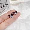 Kawaii Small Kuromi Earrings -Kawaii Fashion Shop Kawaii Small Kuromi Earrings 4