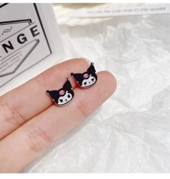 Kawaii Small Kuromi Earrings
