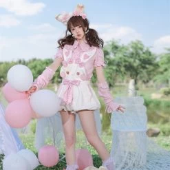 Kawaii Soft Girl Style Overalls 13 Kawaii Soft Girl Style Overalls -Kawaii Fashion Shop Kawaii Soft Girl Style Overall 2