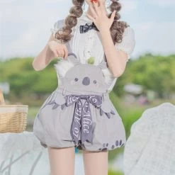 Kawaii Soft Girl Style Overalls 14 Kawaii Soft Girl Style Overalls -Kawaii Fashion Shop Kawaii Soft Girl Style Overall 3