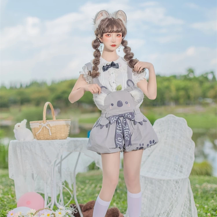 Kawaii Soft Girl Style Overalls 6 Kawaii Soft Girl Style Overalls - Image 4