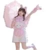 Kawaii Soft Girl Style Overalls -Kawaii Fashion Shop Kawaii Soft Girl Style Overalls
