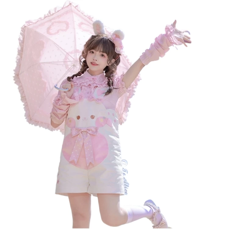 Kawaii Soft Girl Style Overalls 3 Kawaii Soft Girl Style Overalls
