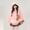Kawaii Sweet Girl Style Pink Hello Kitty Embroidered Sweater 1 Kawaii Sweet Girl Style Pink Hello Kitty Embroidered Sweater -Kawaii Fashion Shop Kawaii Sweet Girl Style Pink Hello Kitty Embroidered Sweater 5