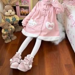 Kawaii Thick-Soled Lolita Snow Boots 20 Kawaii Thick-Soled Lolita Snow Boots -Kawaii Fashion Shop Kawaii Thick Soled Lolita Snow Boots 2