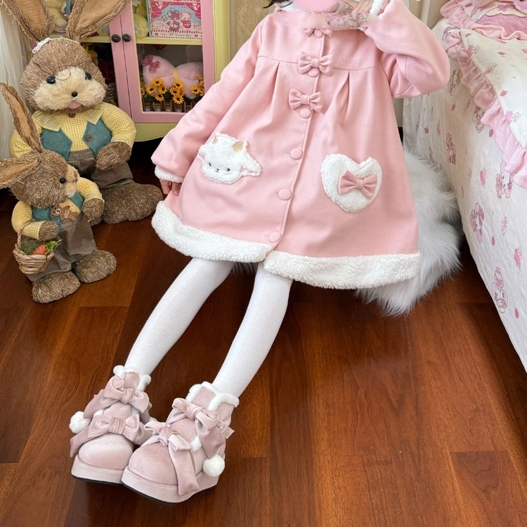 Kawaii Thick-Soled Lolita Snow Boots 11 Kawaii Thick-Soled Lolita Snow Boots - Image 9