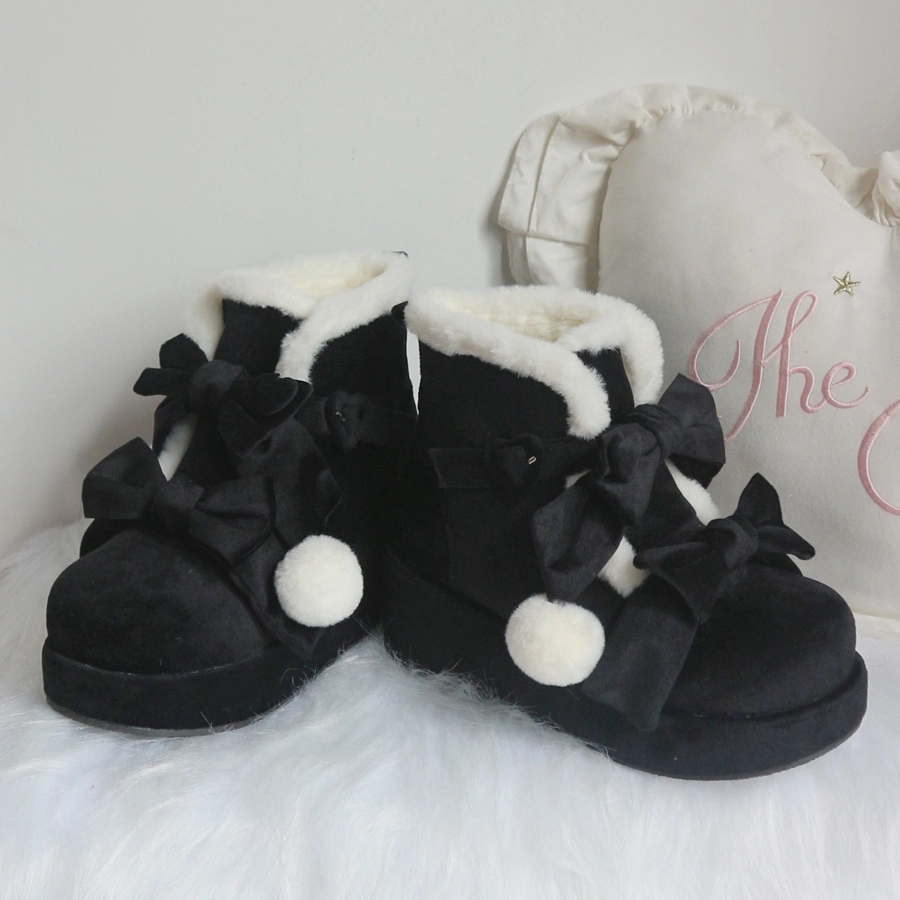 Kawaii Thick-Soled Lolita Snow Boots 8 Kawaii Thick-Soled Lolita Snow Boots - Image 6
