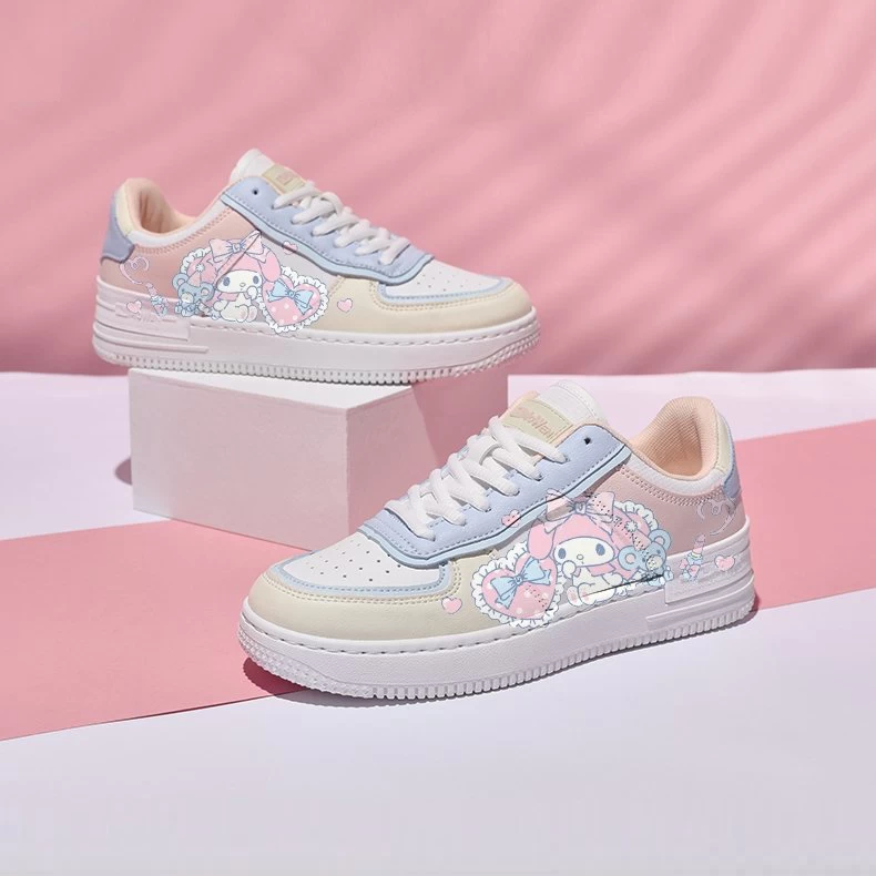 Kawaii Trend Graffiti My Melody Sneakers 11 Kawaii Trend Graffiti My Melody Sneakers - Image 9