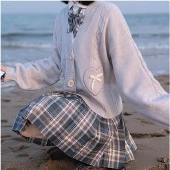 Kawaii Youth School Uniform Sweater -Kawaii Fashion Shop Kawaii Youth School Uniform Sweater 4