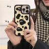 Kawaii Plush Embroidered Briquettes IPhone Case -Kawaii Fashion Shop Korean Ins Lovely Coal Ball Towel Cloth Case for iPhone 14 11 12 13 Pro Max