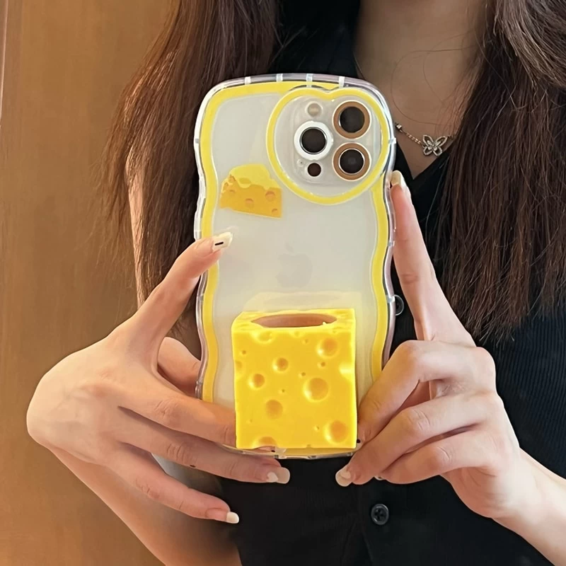 3D Creative Cheese IPhone Case 4 3D Creative Cheese IPhone Case - Image 2