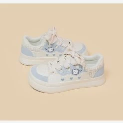 Korean Style Cute Style Blue Cartoon Kitten Print Low-top Sneakers 12 Korean Style Cute Style Blue Cartoon Kitten Print Low-top Sneakers -Kawaii Fashion Shop Korean Style Cute Style Blue Cartoon Kitten Print Low top Sneakers 4