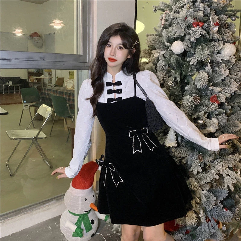 Korean Sweet Black Lolita Dress 7 Korean Sweet Black Lolita Dress - Image 5