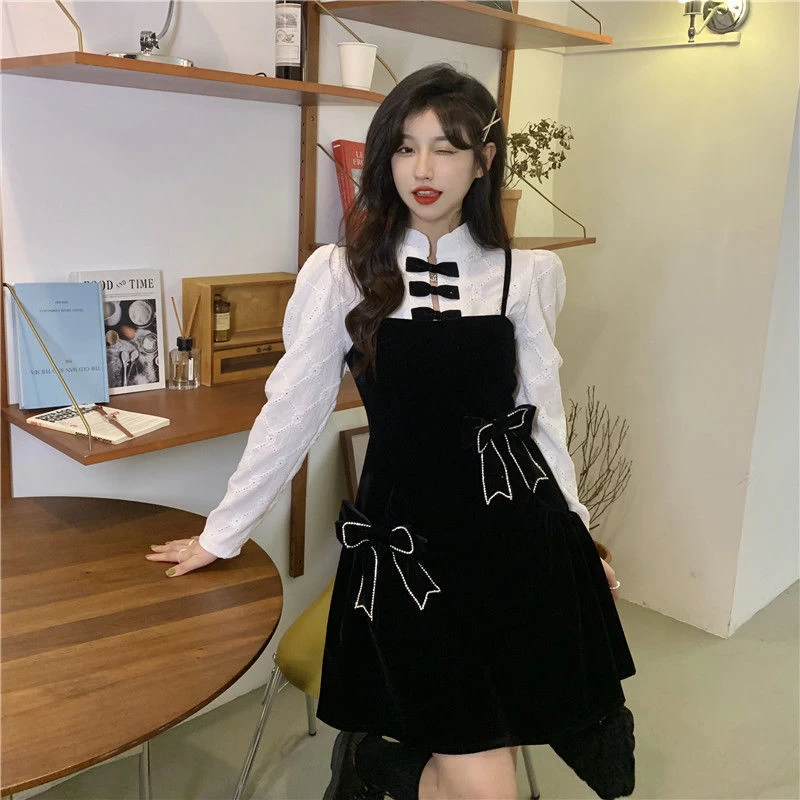 Korean Sweet Black Lolita Dress 8 Korean Sweet Black Lolita Dress - Image 6