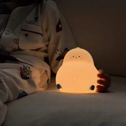 Kawaii Silicone Big Belly Dragon Night Light -Kawaii Fashion Shop LED Night light silicone for kid baby Cartoon child cute animal Touch Sensor Dimmable Timing USB 4