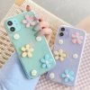 Cute Daisy Flower IPhone Case -Kawaii Fashion Shop LOVECOM Cute Daisy Flower Phone Case For iPhone 13 11 12 Pro Max XR XS Max