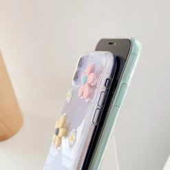 Cute Daisy Flower IPhone Case -Kawaii Fashion Shop LOVECOM Cute Daisy Flower Phone Case For iPhone 13 11 12 Pro Max XR XS Max 4