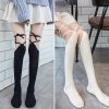 Sexy Lolita Cross-tie Over-knee Socks -Kawaii Fashion Shop Lolita Cross tie Over knee Socks Sexy Long Tube Jk Uniform Calf Socks Female Japanese Middle