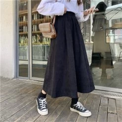 Vintage Loose High Waist Skirt
