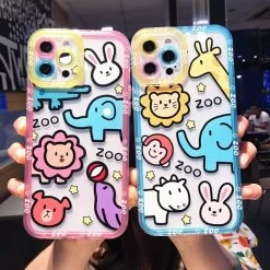 Cute Cartoon Animal Soft Silicone IPhone Case
