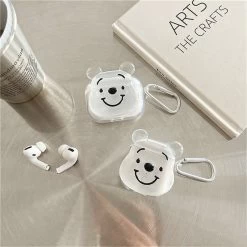 Kawaii Fashion Shop -Kawaii Fashion Shop Luxury for Airpods Pro 2 1 Case Kawaii Bear Soft Airpods2 Earphone Accessories Protector Cover for 1