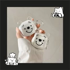 Kawaii Fashion Shop 17 Kawaii White Bear Airpods Case