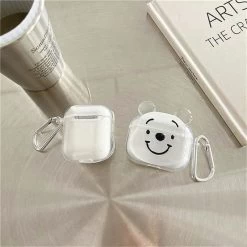 Kawaii White Bear Airpods Case -Kawaii Fashion Shop Luxury for Airpods Pro 2 1 Case Kawaii Bear Soft Airpods2 Earphone Accessories Protector Cover for 3
