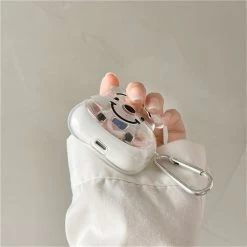 Kawaii White Bear Airpods Case -Kawaii Fashion Shop Luxury for Airpods Pro 2 1 Case Kawaii Bear Soft Airpods2 Earphone Accessories Protector Cover for 4