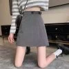 Korean Fashion JK High-waisted Pleated Skirt -Kawaii Fashion Shop Mini Pleated Skirts Women Sashes Empire Autumn New Tender Patchwork Classy Simple Sexy Aesthetic Fashion All