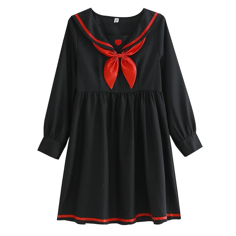 Sailor Girl Kawaii Vintage Dress 5 Sailor Girl Kawaii Vintage Dress - Image 3