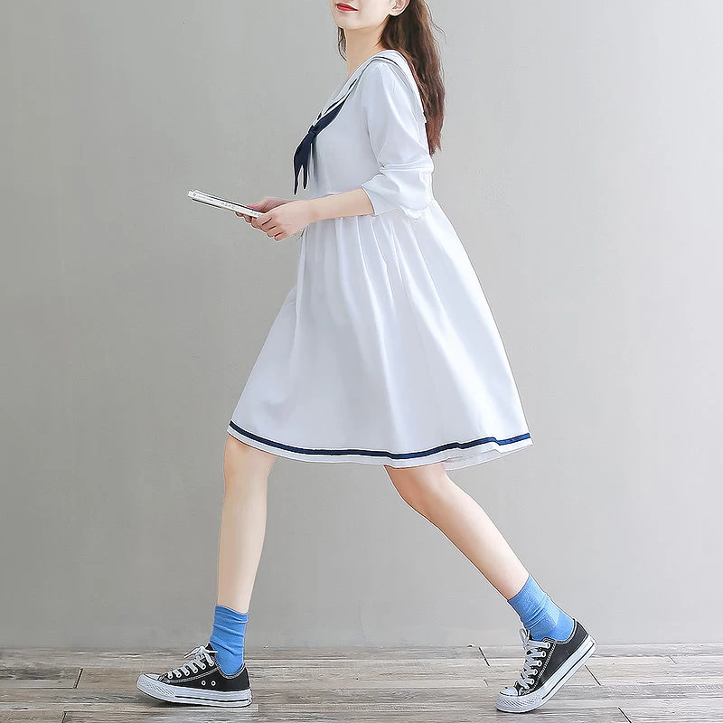 Sailor Girl Kawaii Vintage Dress 7 Sailor Girl Kawaii Vintage Dress - Image 5