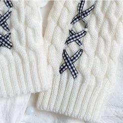 Japanese Lolita Cosplay Heap Heap Socks -Kawaii Fashion Shop New Japanese Lolita Sweet Girl Furry Leg Warmers Knitted Foot Cover Women Autumn Winter Fashion Socks 2