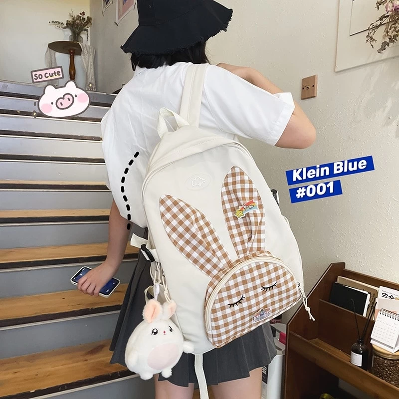 Kawaii Korea Bunny Ear Backpack 3 Kawaii Korea Bunny Ear Backpack