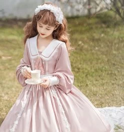 Cute Bunny Ears Long Sleeve Lolita Dress -Kawaii Fashion Shop O1CN0105MG1W1jmGe6T7uVq 290794590