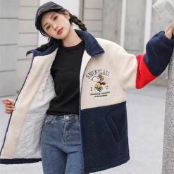 Japanese Mori Girl Style Color Matching Embroidery Jackets