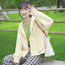 Kawaii Soft Girl Style Thickened Hoodie -Kawaii Fashion Shop O1CN014eE2Ug23pjsGYEGIS 3191337305 0 lubanu s