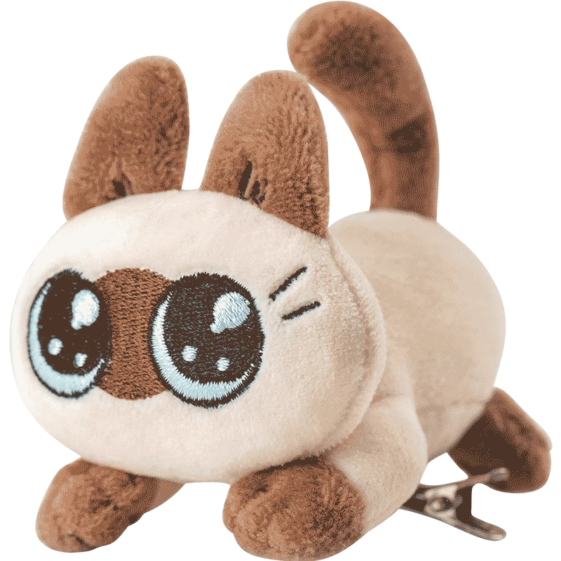 Kawaii Cute Siamese Cat Hair Clip 4 Kawaii Cute Siamese Cat Hair Clip - Image 2