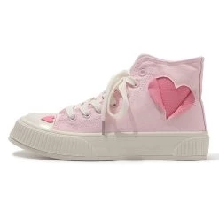 Retro Girl Pink Love High-top Canvas Shoes -Kawaii Fashion Shop O1CN015in6WX1v1LWOHCurU 4227846112