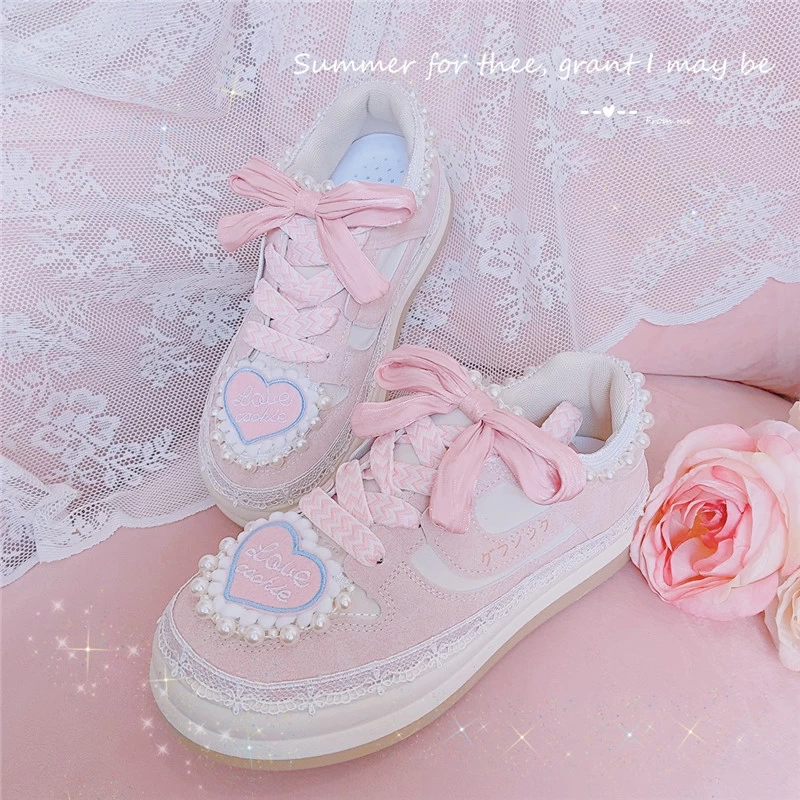 Pink Love Cookie Sneakers 4 Pink Love Cookie Sneakers - Image 2
