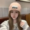 Korean Soft Girl Pink Knitted Hat 2 Korean Soft Girl Pink Knitted Hat -Kawaii Fashion Shop O1CN016YMEel22ev47qH06j 0 item pic